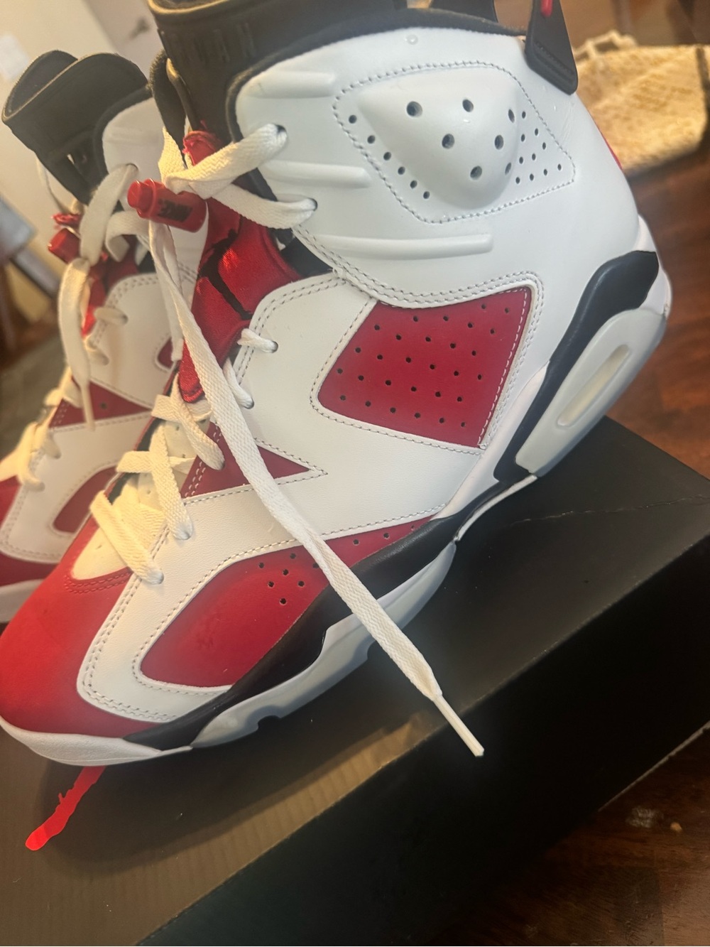 Nike Jordan 6 White & Black High-Top Sneakers